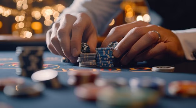 Live dealer and card reveal
